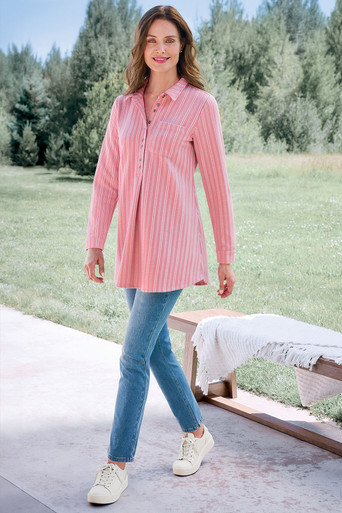 Ultimate Denim Pull-On Slim Leg Jeans | Soft Surroundings