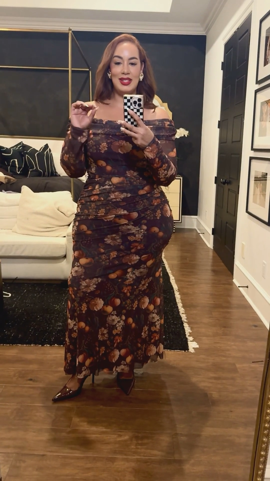 The perfect wedding guest dress or hosting at home — effortless, flattering, and so easy to style 🤎

#LTKMidsize #LTKPlusSize #LTKootd