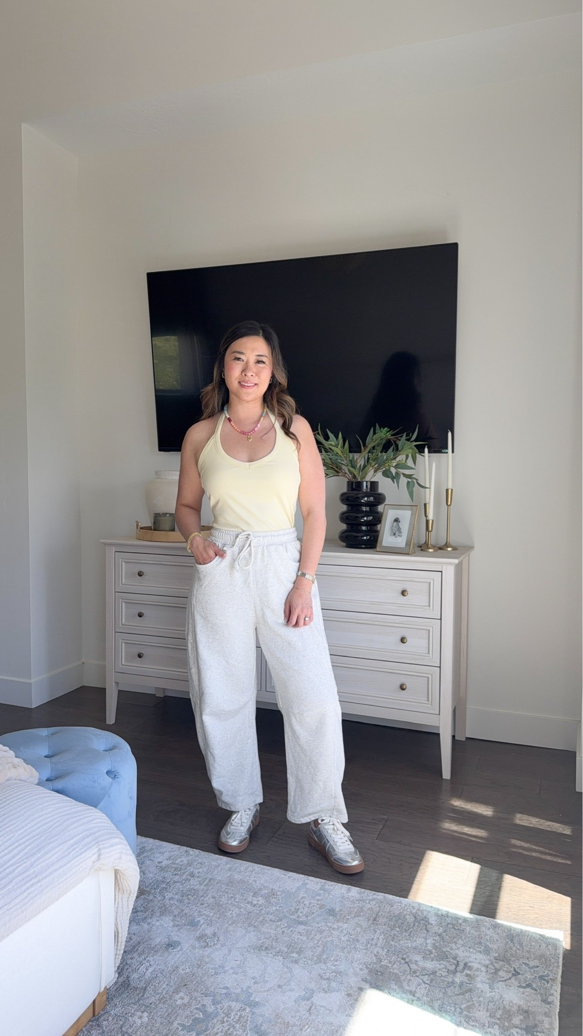 Amazon Casual Mom Fit
Built in Bra Halter Tank: Medium
Barrel Sweats: Medium

Affordable fashion, Amazon fashion, casual outfit, mom outfit, closet staples, bra free, summer style, tcs, trending

#LTKSeasonal #LTKootd #LTKgrwm