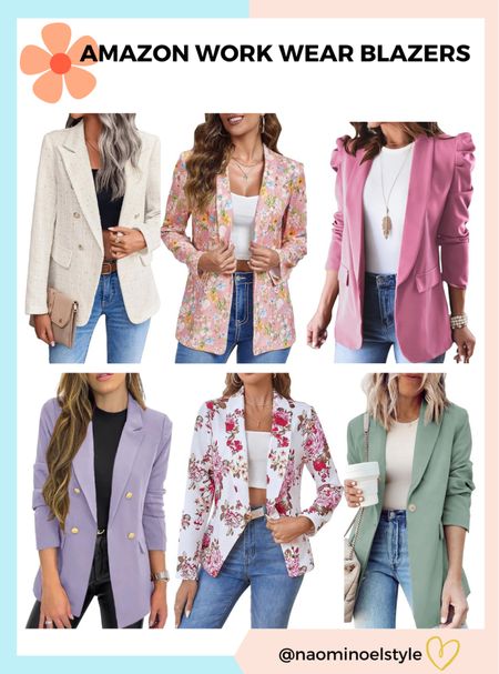 Amazon Work Wear Blazers 🩷 Spring Blazers and Office Blazers for the season! 



#LTKworkwear #LTKfindsunder50 #LTKSeasonal