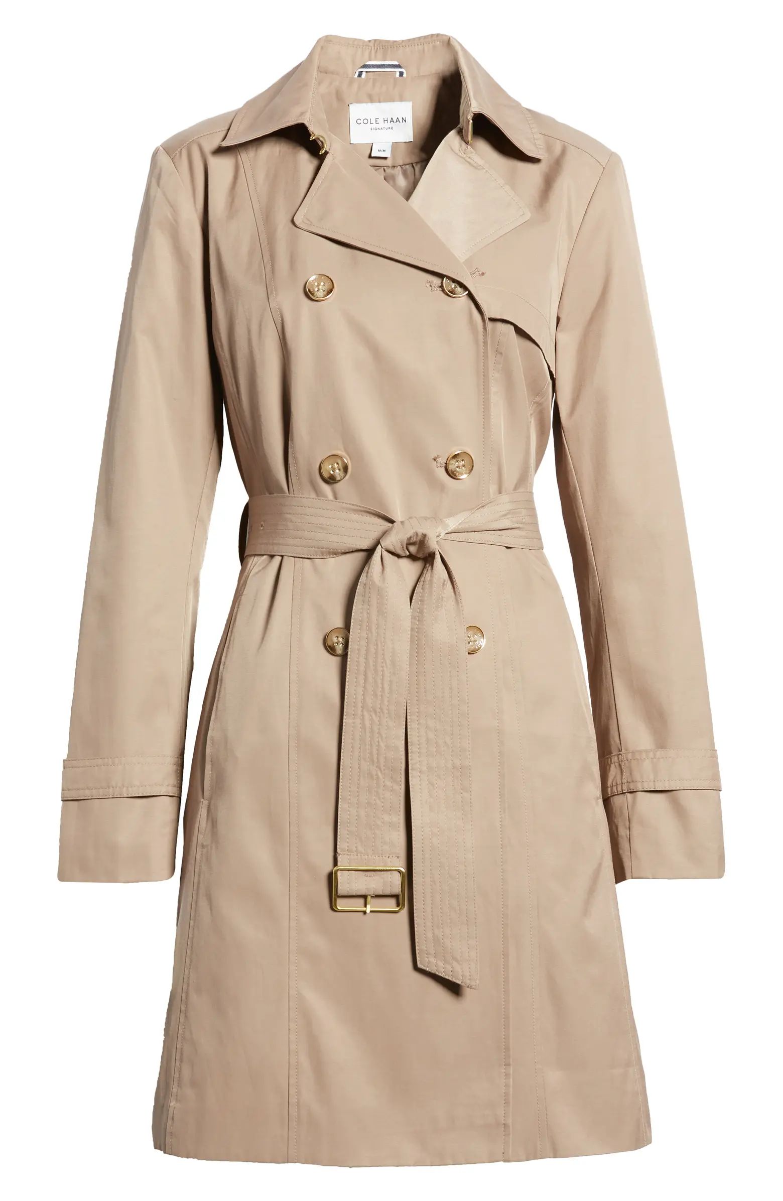 COLE HAAN SIGNATURE Hooded Trench Coat | Nordstrom | Nordstrom