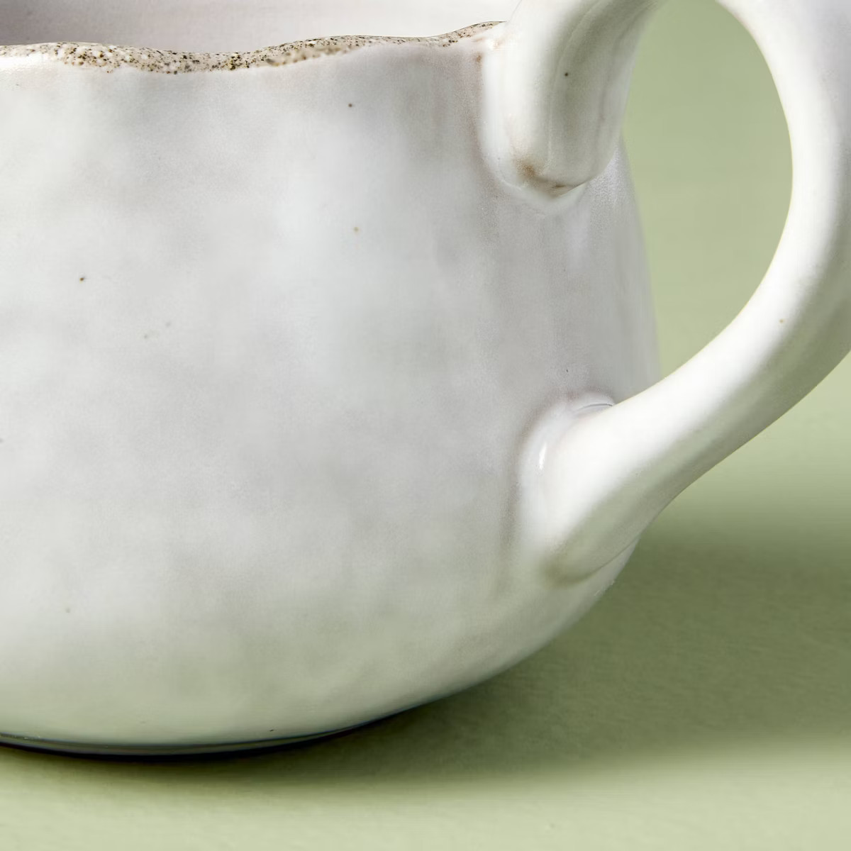 13.5oz Stoneware Debossed Tree Holiday Mug Sour Cream - Hearth & Hand™ with Magnolia | Target