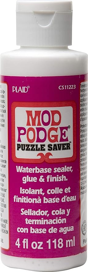 Mod Podge Puzzle Saver (4-Ounce), CS11223, 4 oz, 4 Fl Oz , White | Amazon (US)