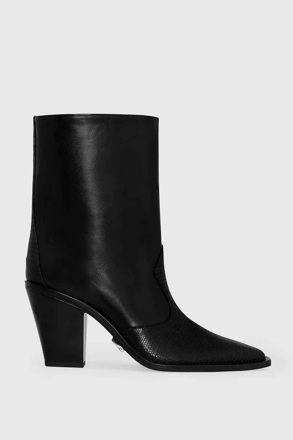 Rebecca Minkoff City Cowboy Boot In Black - Size 10 | Rebecca Minkoff