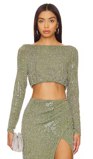 Martin Top in Olive Green | Revolve Clothing (Global)