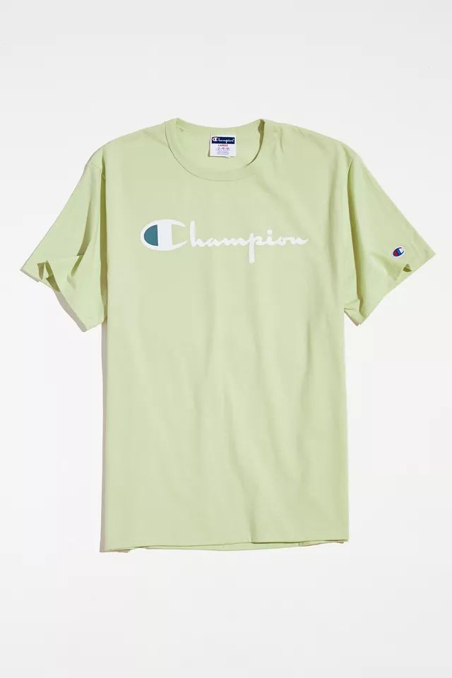 Champion Core Script Lightweight Tee | Urban Outfitters (US and RoW)