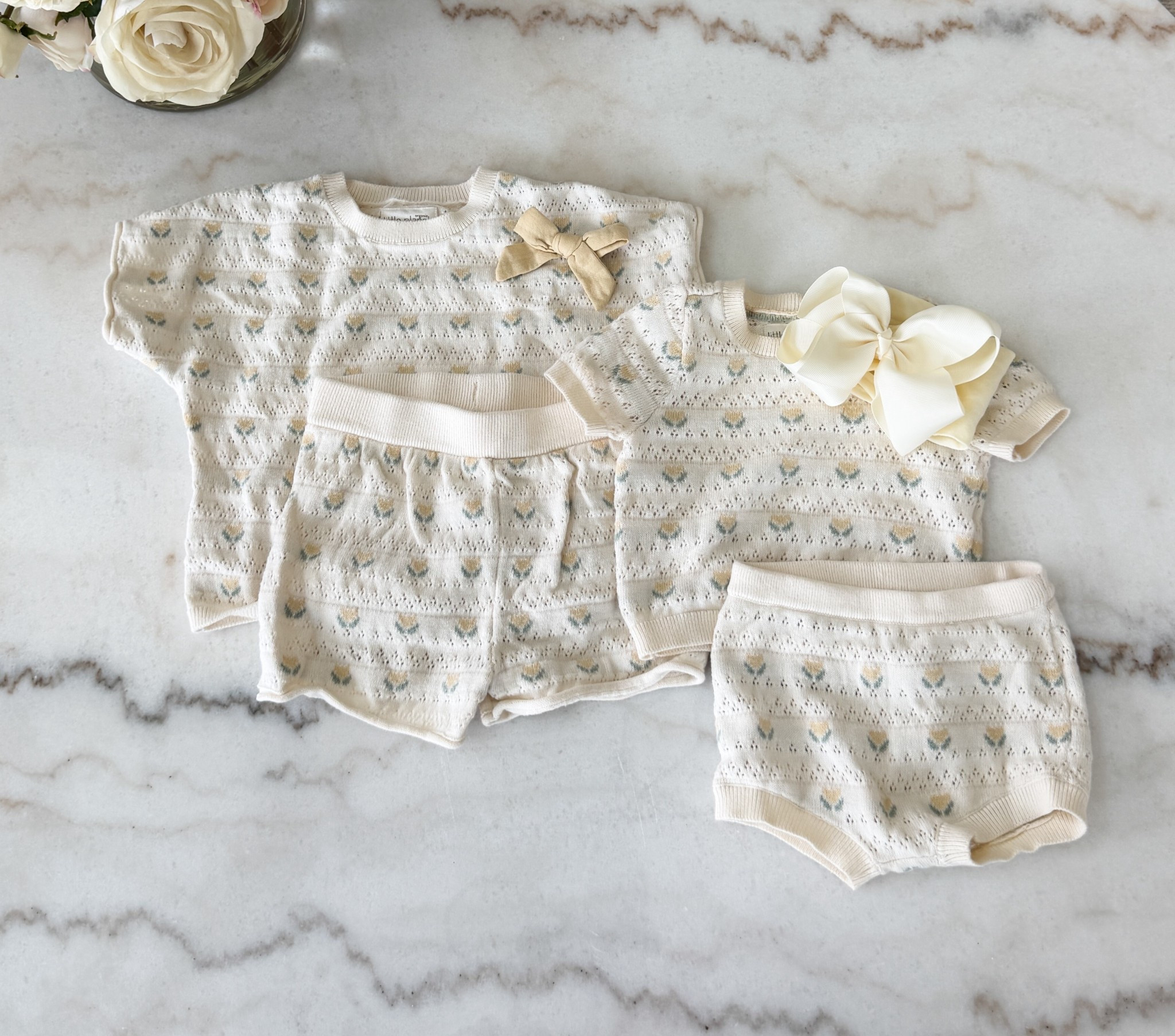Matching sister outfits with crochet cotton set that comes in toddler and baby sizing! Love this for both spring and summer 

#LTKBaby #LTKKids #LTKSeasonal