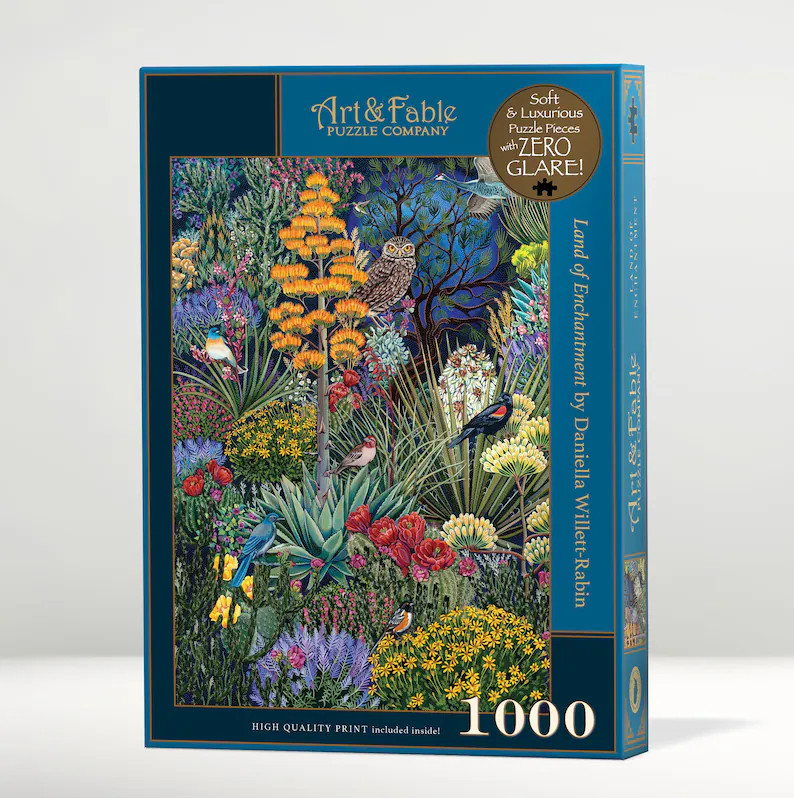 Land of Enchantment; 1000-Piece Velvet-Touch Jigsaw puzzle featuring the art of Daniella Willett-... | Etsy (US)