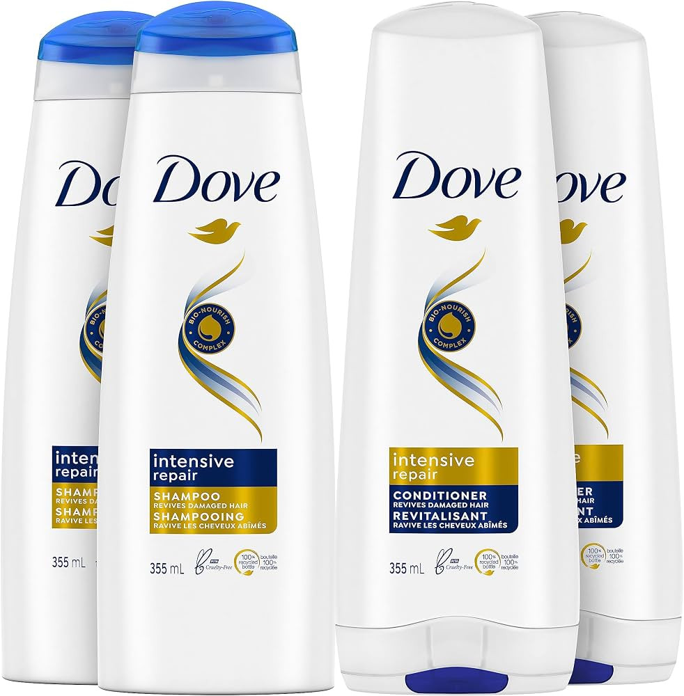 Dove Intensive Repair Shampoo & Conditioner with Bio-Nourish complex for dry, damaged hair 355 ml... | Amazon (CA)