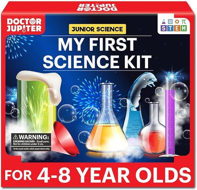 Doctor Jupiter My First Science Experiment Kit for Boys and Girls Ages 4-5-6-7-8| Gift Ideas for ... | Amazon (US)