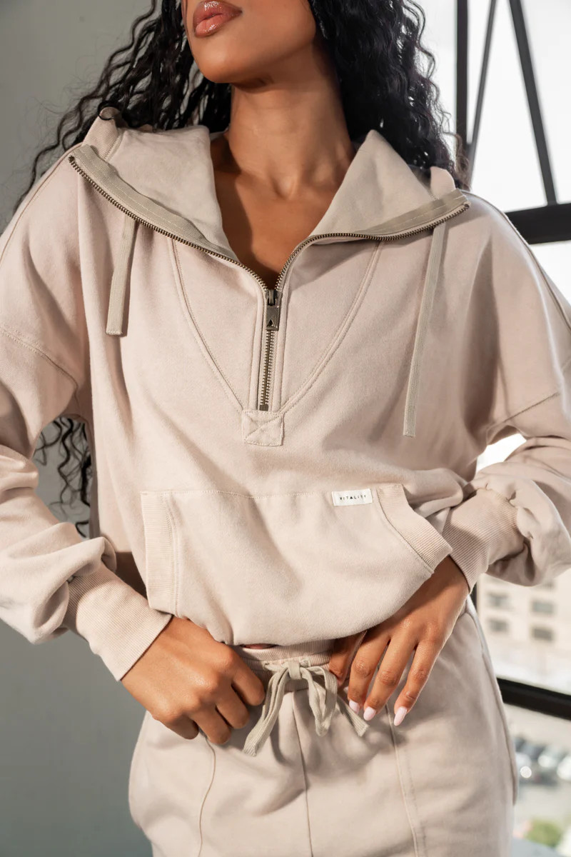 Vitality Remedy Half Zip - Antler Washed | Vitality