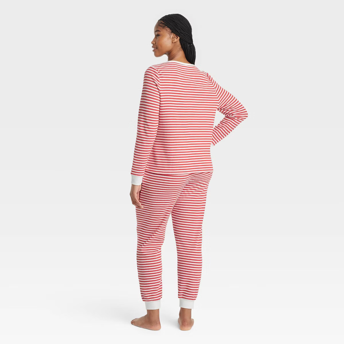 Women's Thermal Long Sleeve Henley Top and Jogger Pants Pajama Set - Auden™ | Target