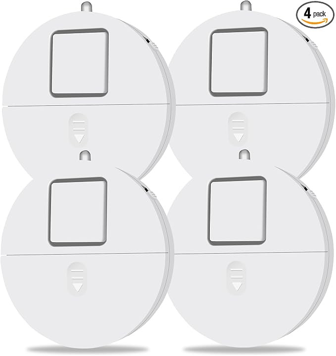 Window Alarm System 4-Pack - Ultra-Loud 120dB Alarms with Advanced Vibration Sensors - Window Sec... | Amazon (US)