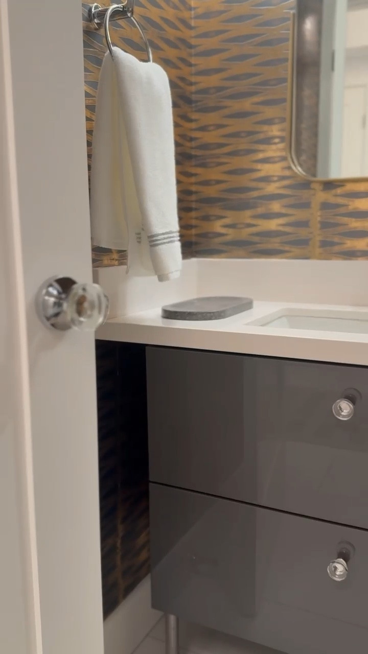 When designing your powder bathroom, what’s my designer tip? You don’t have to spend a mini fortune to emulate an expensive look.

#LTKmorningroutine #LTKHome #LTKvlog