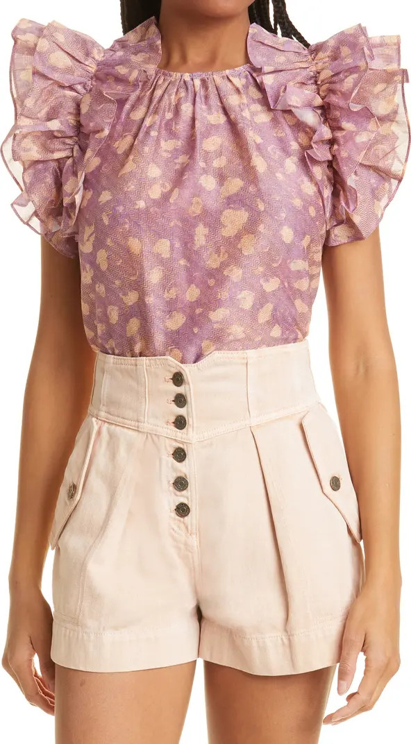 Ulla Johnson Manon Silk Blend Blouse | Nordstrom | Nordstrom