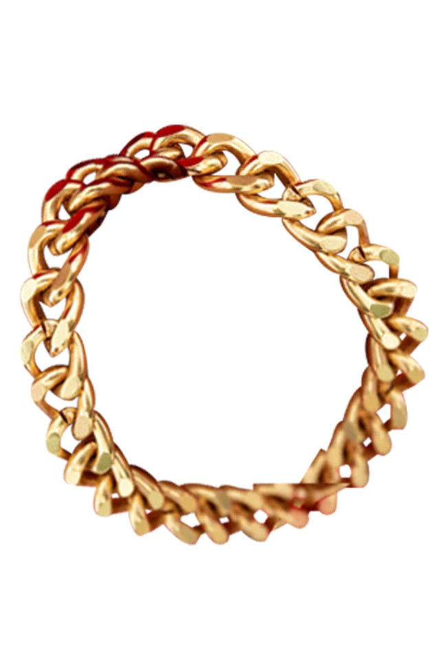 Always This Close Gold Link Bracelet | Pink Lily