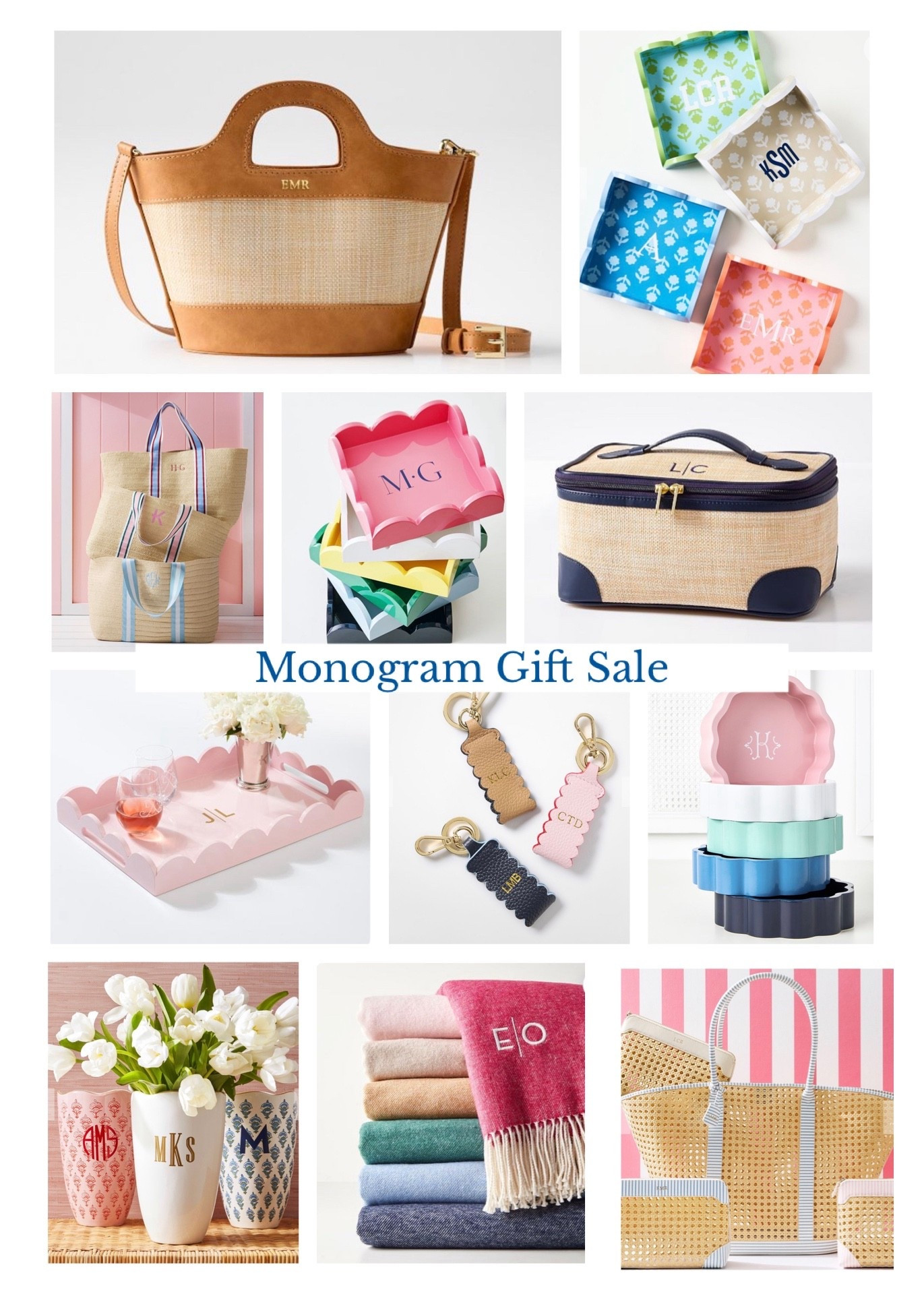 Monogram gift sale! Mother’s Day, graduation, wedding season! Gifts for you, gifts for everyone! 

#LTKSaleAlert #LTKTravel #LTKHome