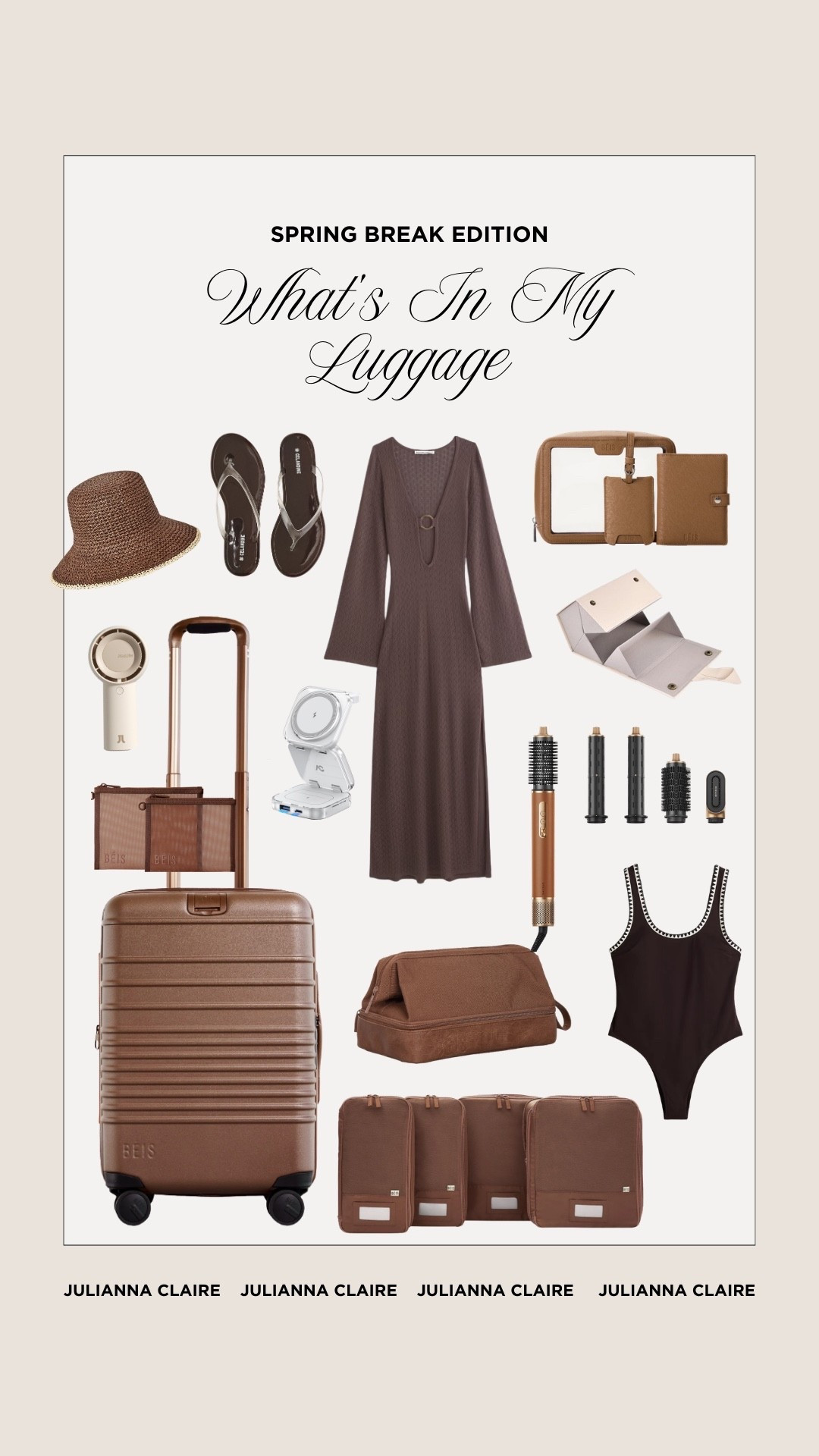 Spring break: what’s in my luggage! 

#LTKTravel #LTKootd