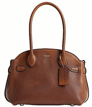 COACH Loved Leather Empire 21 Carryall Bag - Brown | Dillard's
