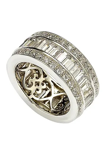 Sterling Silver White CZ Eternity Band Ring | Nordstrom Rack