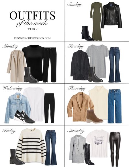 Year round capsule wardrobe featuring 74 pieces! Here is week 2 outfits. All pieces are linked on the blog. Polished casual outfits. Perfect for busy moms, work from home, weekend wear, casual Fridays and more
#liketkit 

Follow my shop @PennyPincherFashion on the @shop.LTK app

#liketkit #LTKstyletip #LTKfindsunder100 #LTKSeasonal #LTKshoecrush 

#LTKstyletip