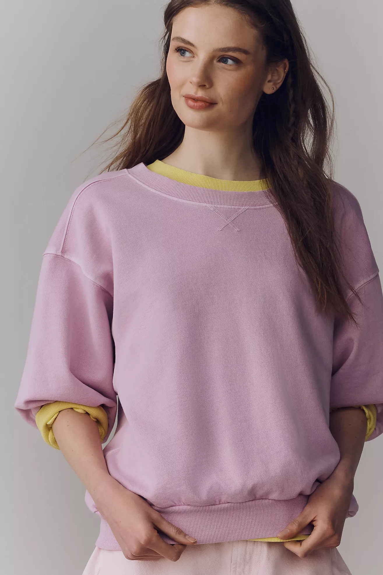 The Niki Bubble Sweatshirt by Pilcro | Anthropologie (US)