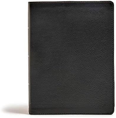 CSB Tony Evans Study Bible, Black Genuine Leather, Black Letter, Study Notes and Commentary, Arti... | Amazon (US)