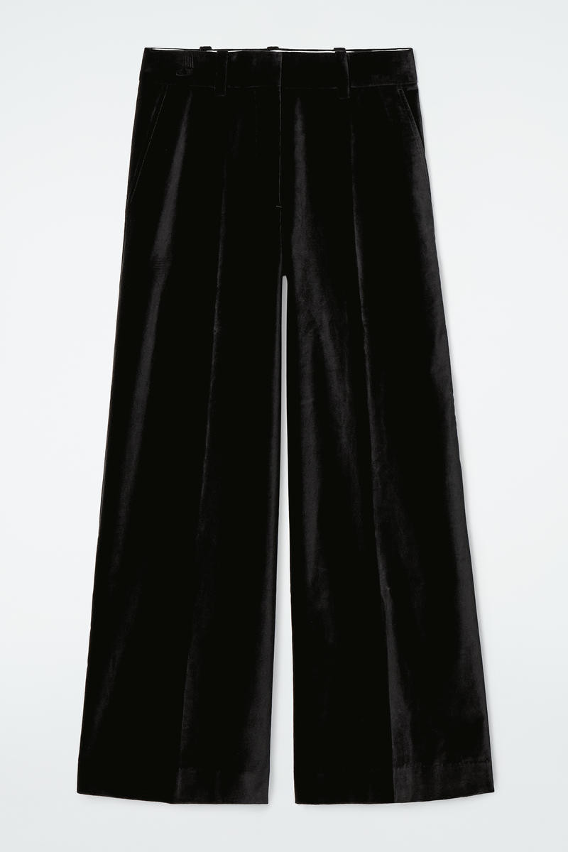 Relaxed Velvet Wide-Leg Pants | COS (US)