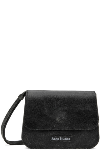 Acne Studios - Black Platt Crossbody Bag | SSENSE