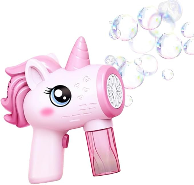 Enchanted Unicorn Bubble Machine - Outdoor Bubble Fun for Kids, Water Gun, Summer Toys for Toddle... | Amazon (US)