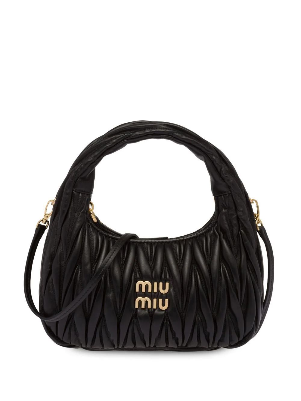Miu Miu Mini Wander Matelassé Shoulder Bag - Farfetch | Farfetch Global