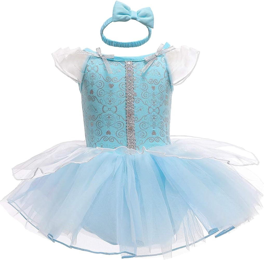 Baby Girls Snow White Belle Sofia Birthday Princess Christmas Halloween Costume Bodysuit Romper T... | Amazon (US)