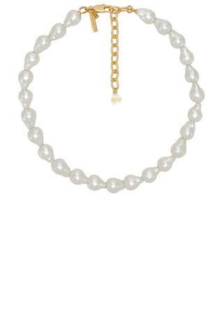 Lele Sadoughi Baroque Pearl Collar Necklace in Pearl from Revolve.com | Revolve Clothing (Global)