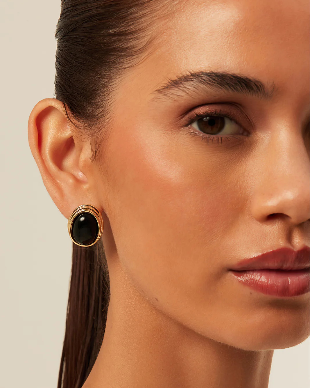 MARILYN EARRINGS - GOLD-BLACK - JEWELLERY - Billini | Billini (ANZ)