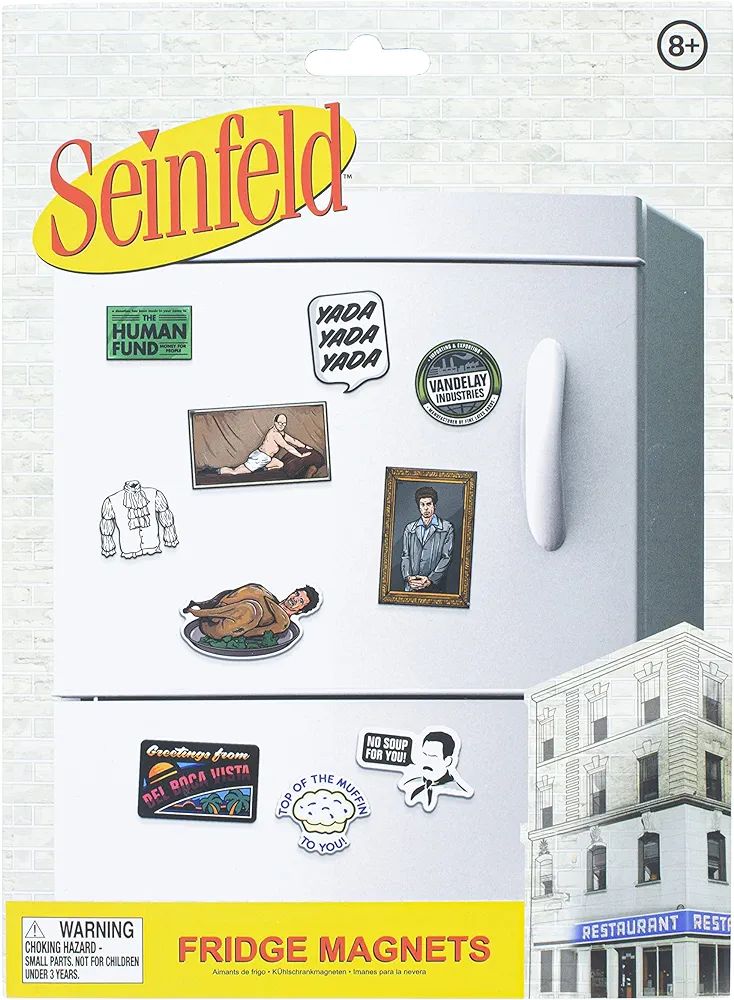 Seinfeld Fridge Magnets | Officially Licensed Seinfeld Merchandise and Home Decor | Amazon (US)