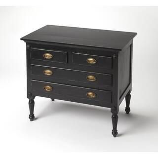 Butler Specialty Company Butler Easterbrook Black 4 Drawer Chest-9306295 - The Home Depot | The Home Depot
