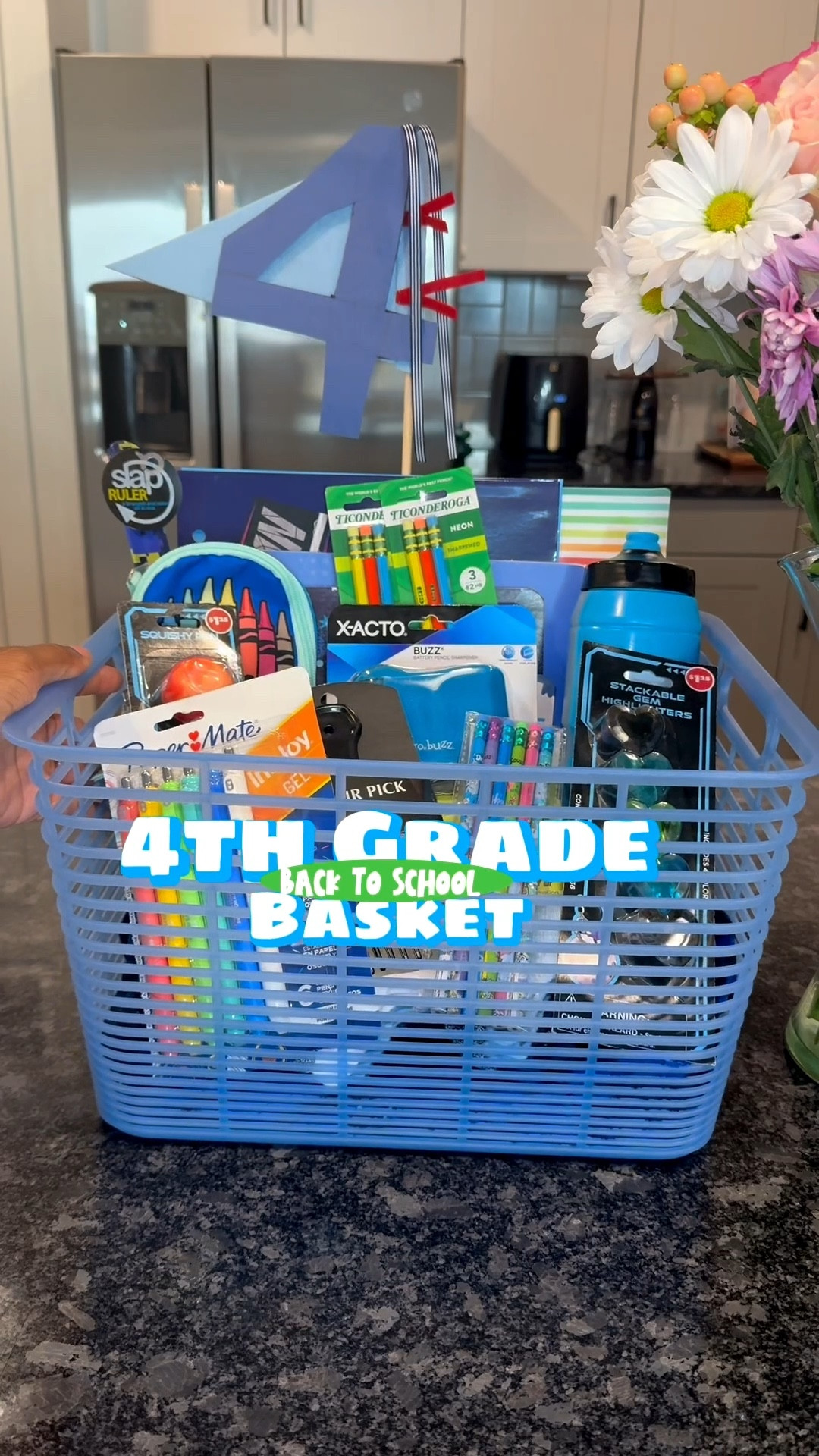 Comment “Basket” and I’ll send everything over! 🎒📚
This back-to-school basket is for my 4th grader and it’s filled with the essentials and a few fun extras I know he’ll love!

From character folders,  gaming notebooks to cozy socks, Jammies, and even a slap ruler (because how fun is that?!), this basket is a little mix of needs and just because items to make heading back to school exciting.

#BackToSchoolReady #BackToSchoolBasket #SchoolSupplies #FourthGradeVibes #BTS2025
#SchoolPrep #BackToSchoolShopping 
