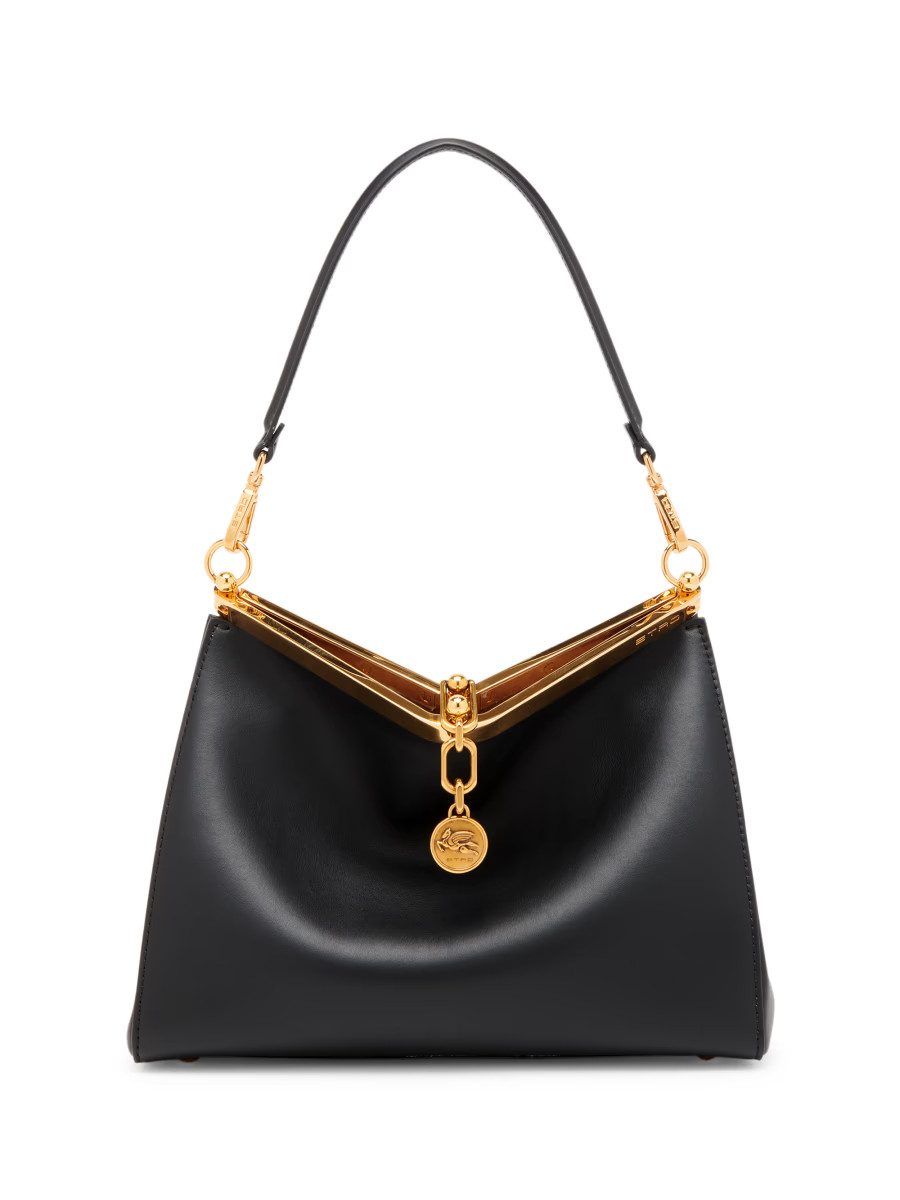Medium Vela Leather Shoulder Bag | Saks Fifth Avenue