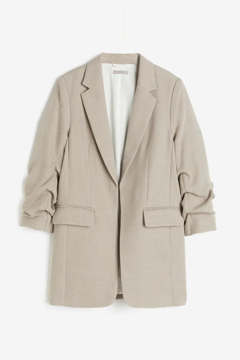 Gathered-sleeve Jacket | H&M (US + CA)