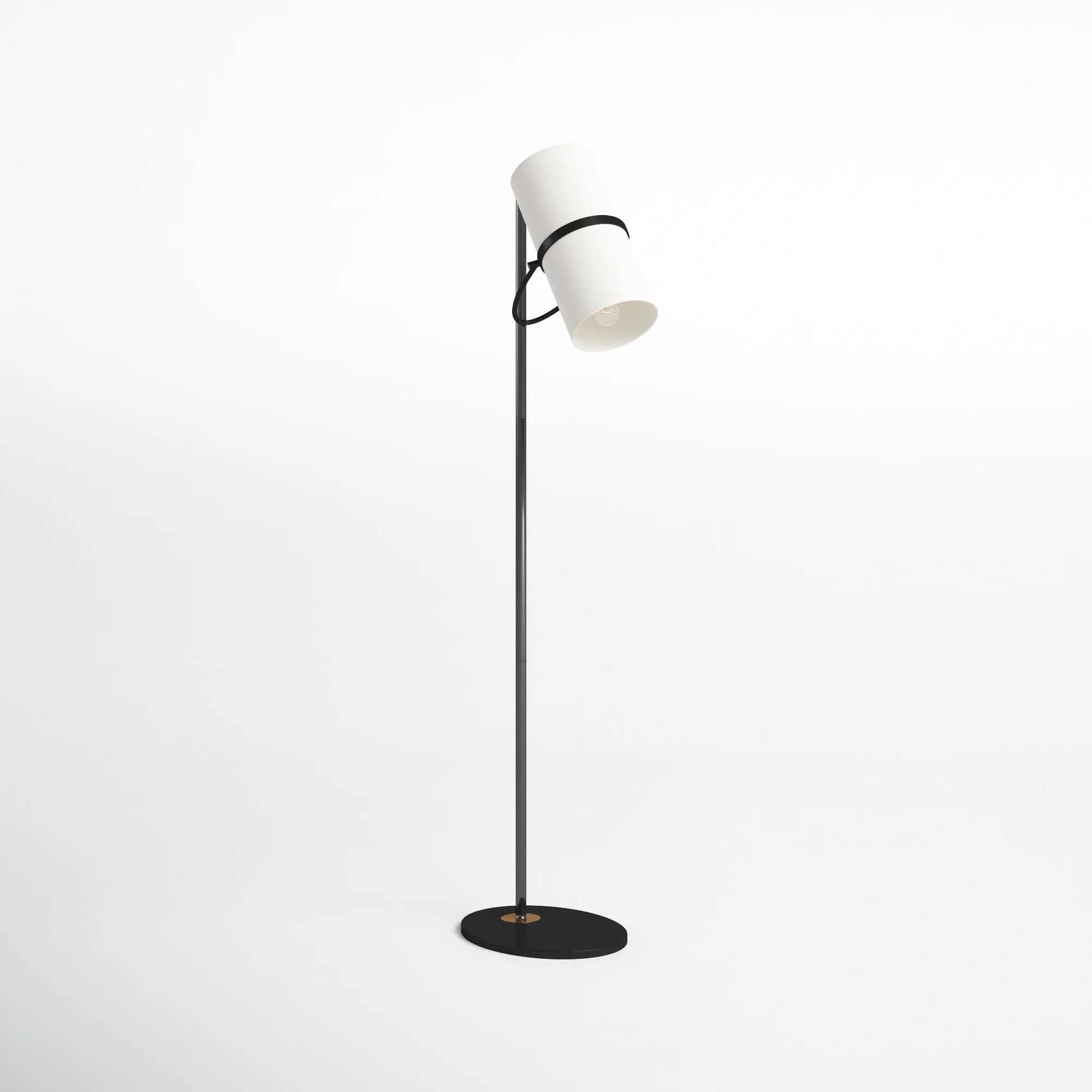 Delores 70.25'' Black Task/Reading Floor Lamp | Wayfair North America