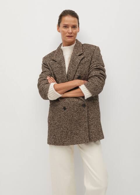 Blazer style coat | MANGO (US)
