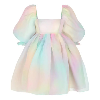 selkie rainbow puff dress | eBay US