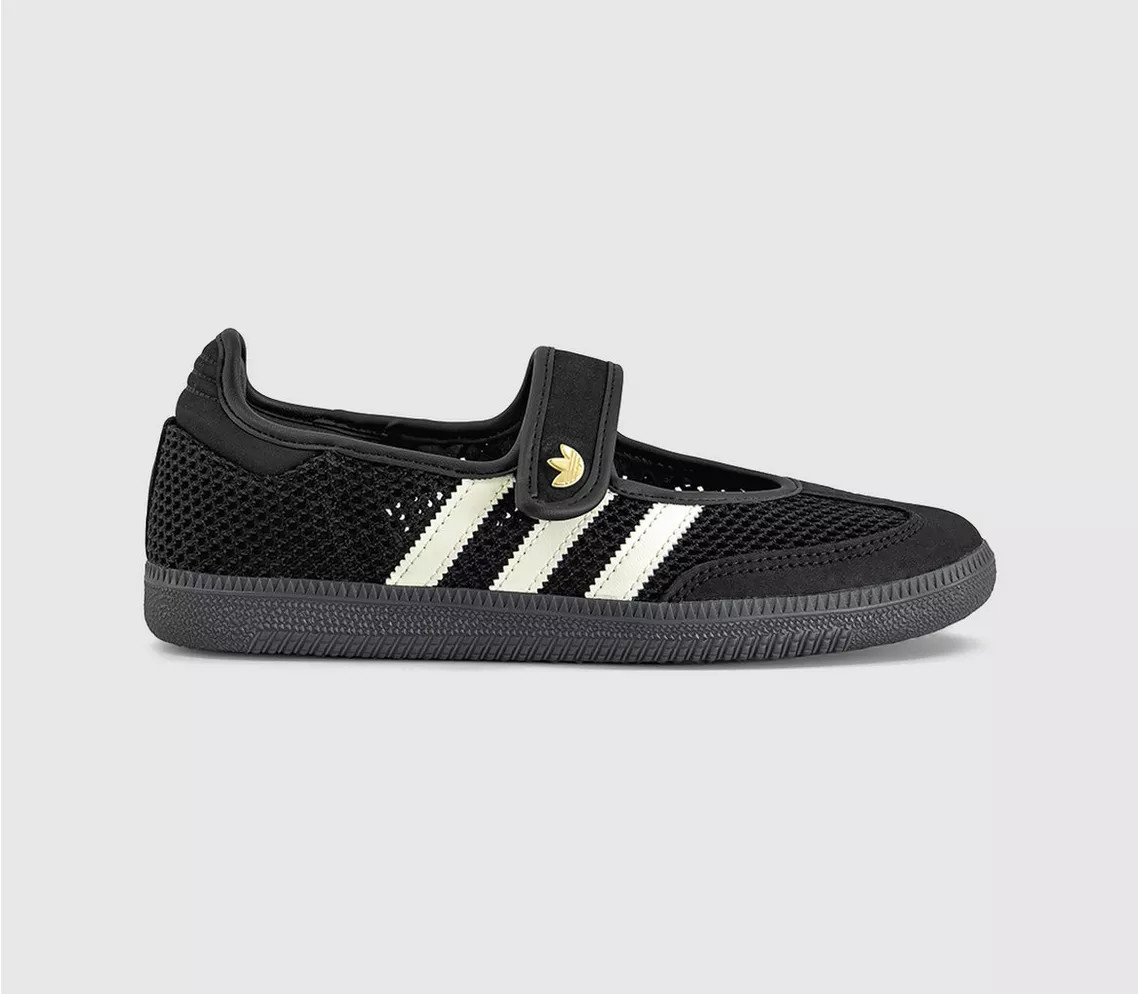 Black Off White Gold Metallic | Office Shoes (UK)