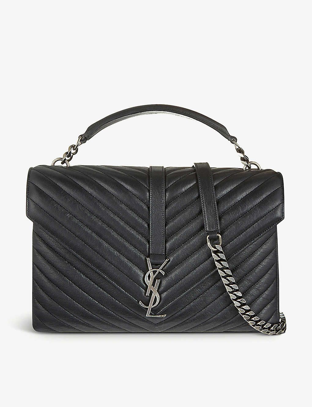 Collège quilted-leather satchel bag | Selfridges