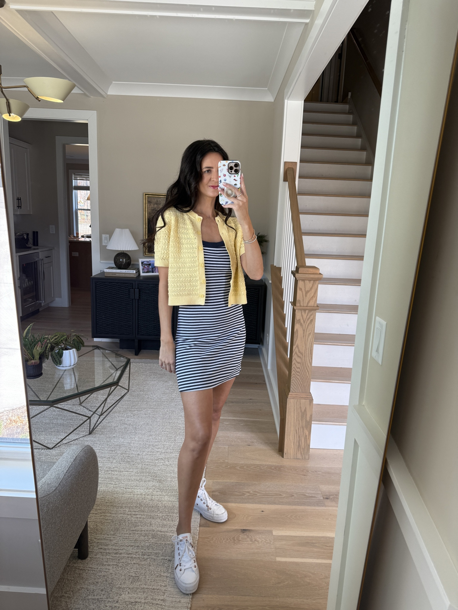 Code AFLTK for 25% off. Mini dress, yellow cardigan, Abercrombie @abercrombie 

#LTKmomlife #LTKSpringSale #LTKTall