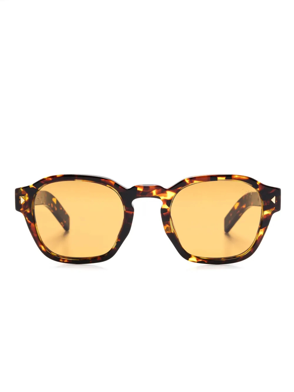 Prada Eyewear tortoiseshell-effect sunglasses - Brown | Farfetch Global