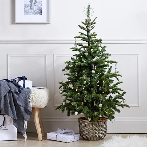 Pre-Lit Entrance Christmas Tree - 4.5ft
    
            
    
    
    
    
    
            
 ... | The White Company (UK)