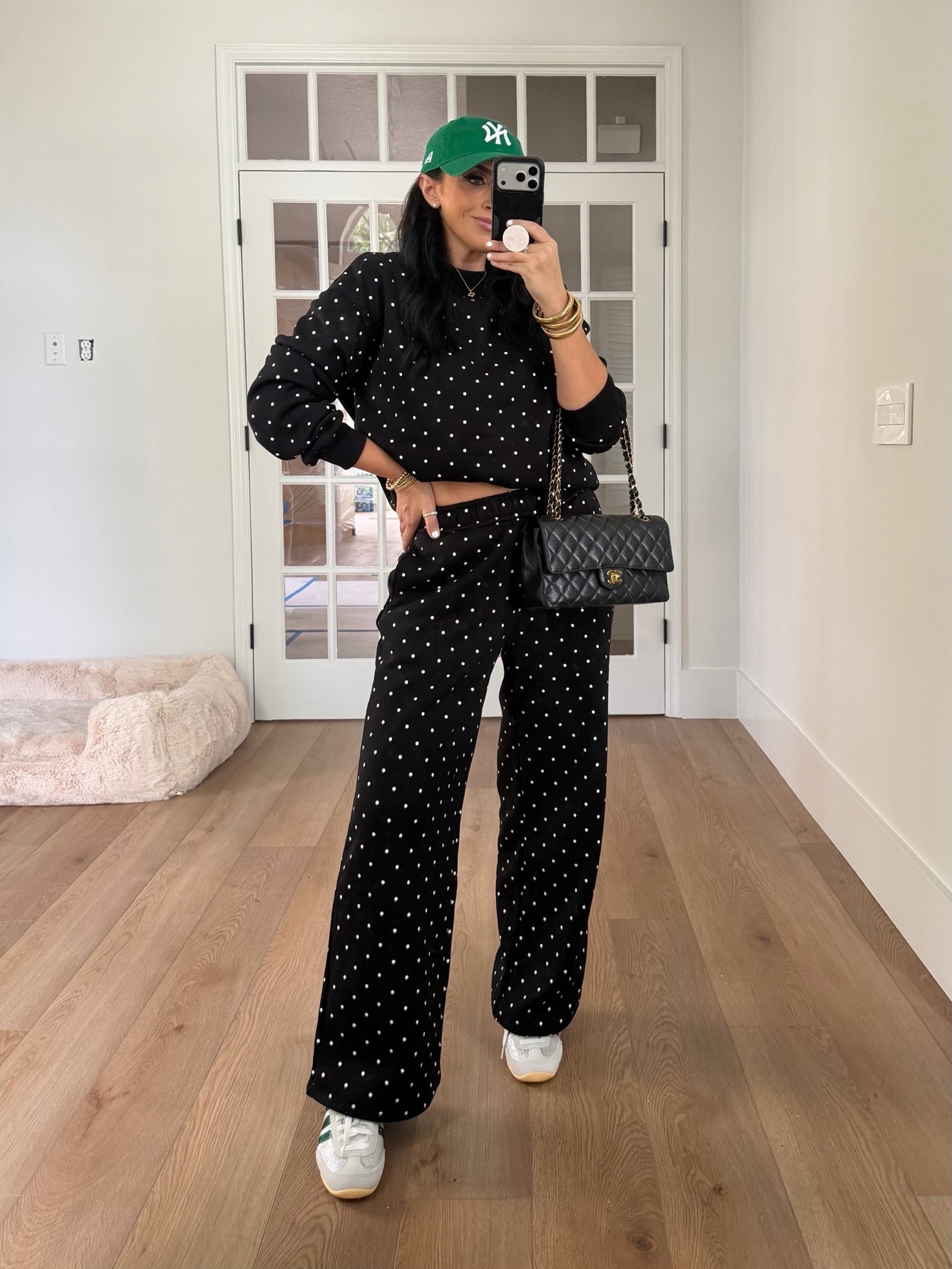 Women Cotton 2 Piece Outfit Mock Neck Sweatshirt set