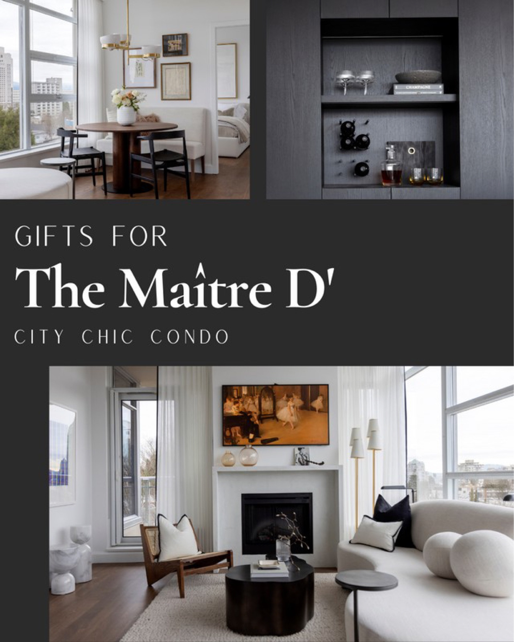 What do you get the host who has it all? Take a peek at my gift guide inspired by the Chic City Condo project for everything to make the holidays at home more handsome. 

#ByMeganBaker

#LTKSeasonal #LTKGiftGuide #LTKhome