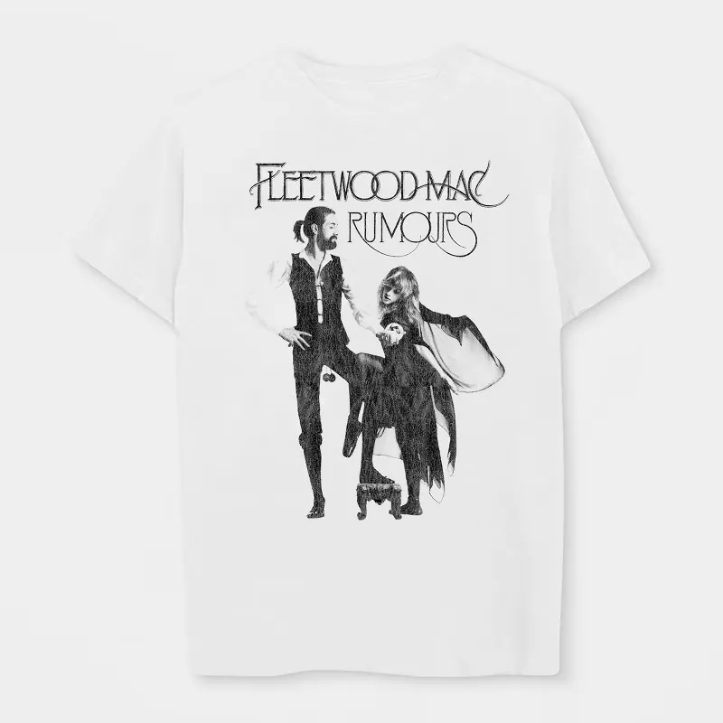 Men's Fleetwood Mac Short Sleeve Graphic T-shirt - White : Target